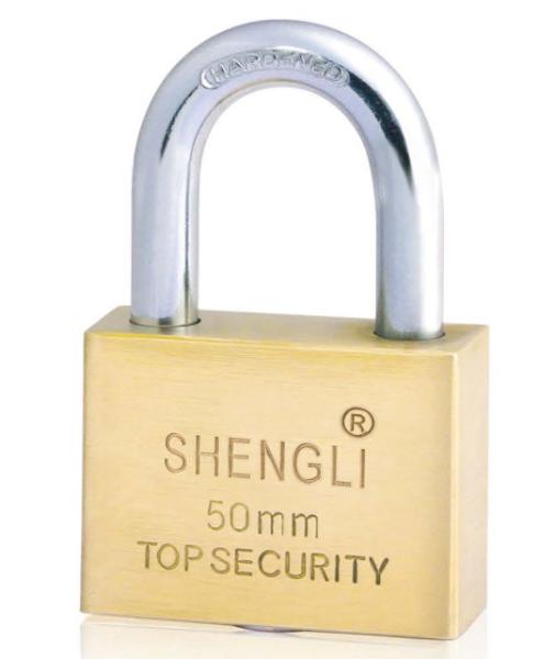 High Security Padlock Brass Padlock Vane Keys ( Square ) Pin Tumbler Structure