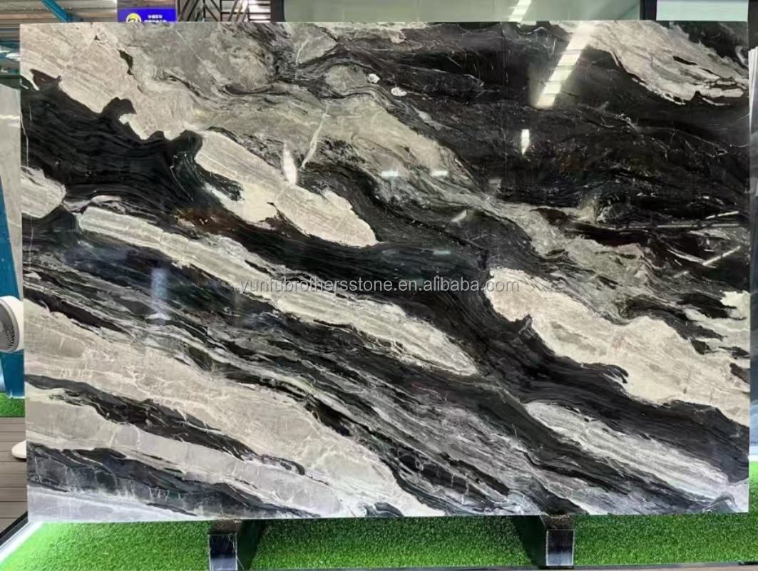 Modern Cosmic Black Granite Polished for Interior Kitchen Counter Tops and Wall Panel