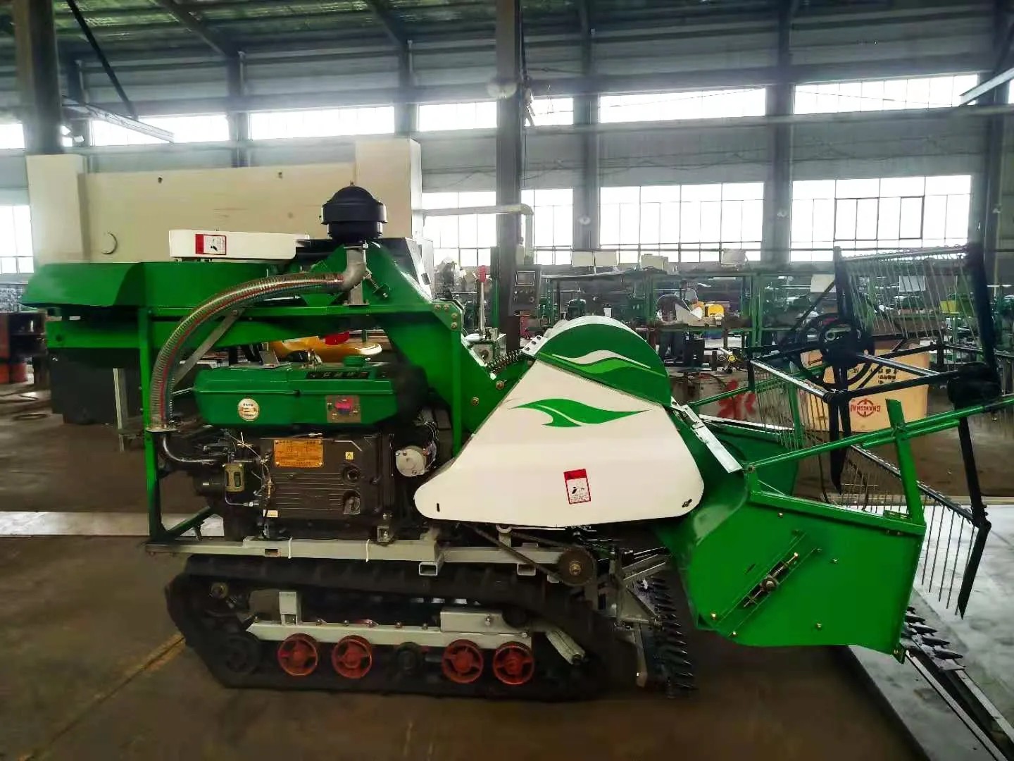 Low Failure Rate Paddy Cutting Machine Width 1200mm Rice Cutter Harvester