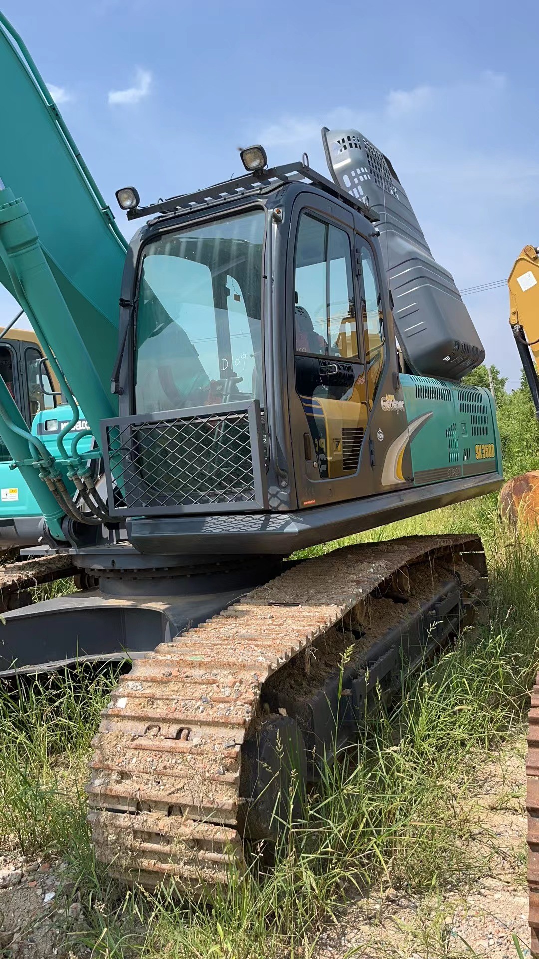 Used Kobelco Digger SK350D Secondhand 35ton Big Type Crawler Excavator