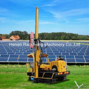 Solar Pile Driver With 6m Frame Post Crawler Ramming Machine