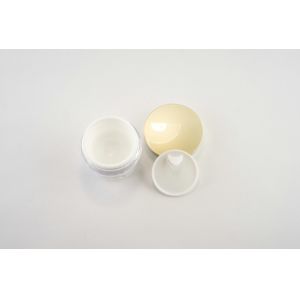 China 30g 50g Empty Plastic Jars With Lids Multi Color Optional PP ABS Material on sale