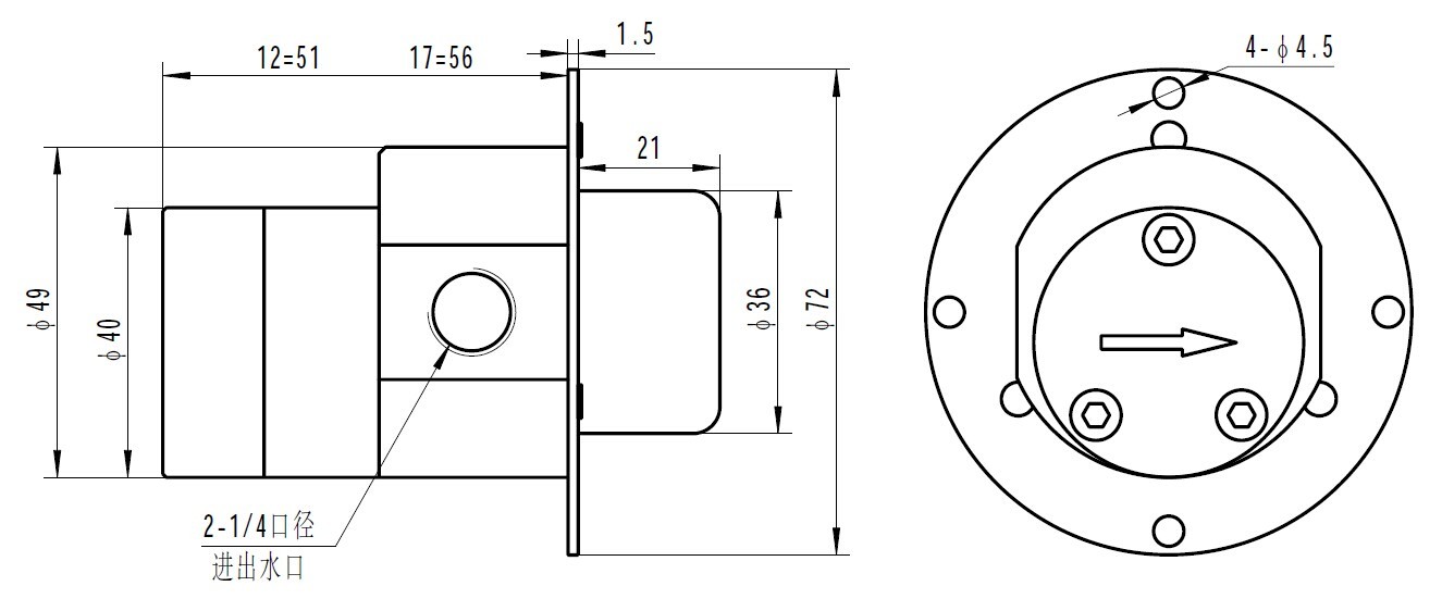 FLOWDRIFT Electric Magnetic Drive Stainless Steel Gear Pump G300 XK/XB series