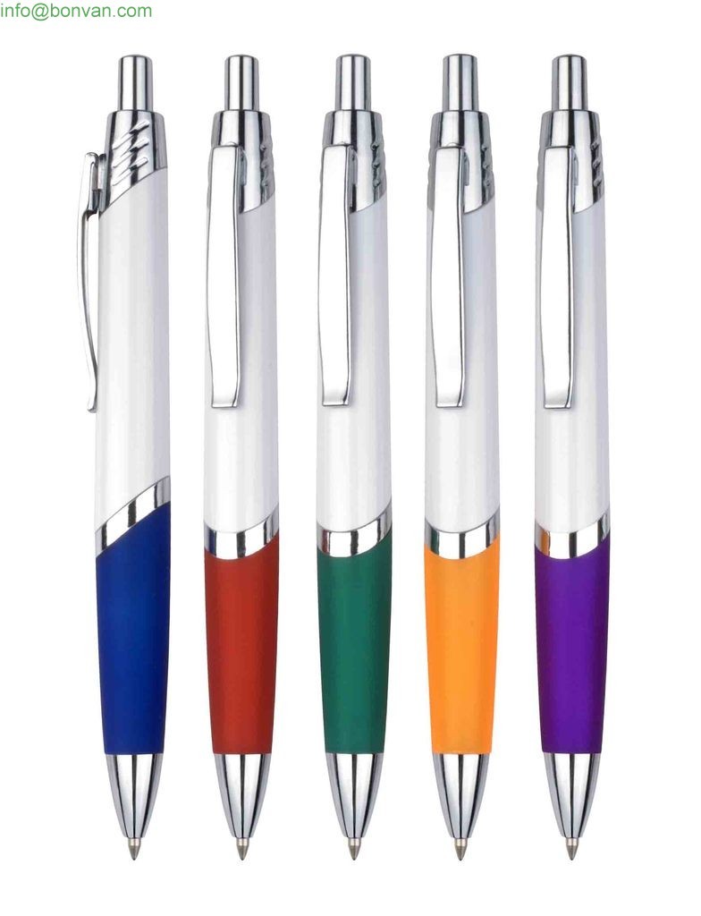 plastic black color click ballpoint pen,push style retractable gift logo ballpoint pen