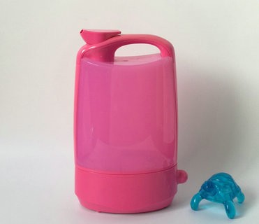 Pink Household Moist Air Humidifier , Fog Nozzle Design Air Mist Humidifier