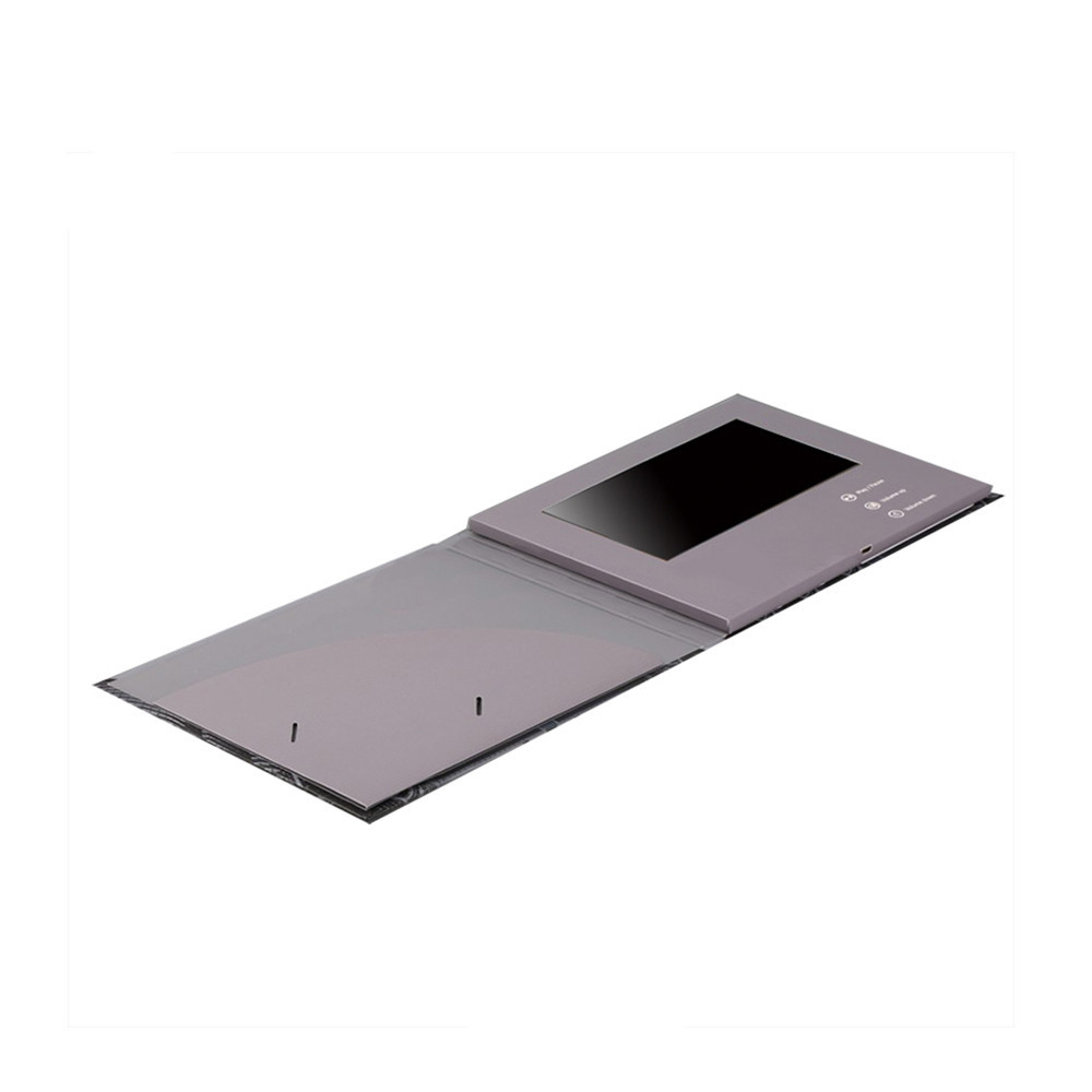 10.1 inch LCD video in brochure,HD resolution video in print brochure technology mini tv in a card