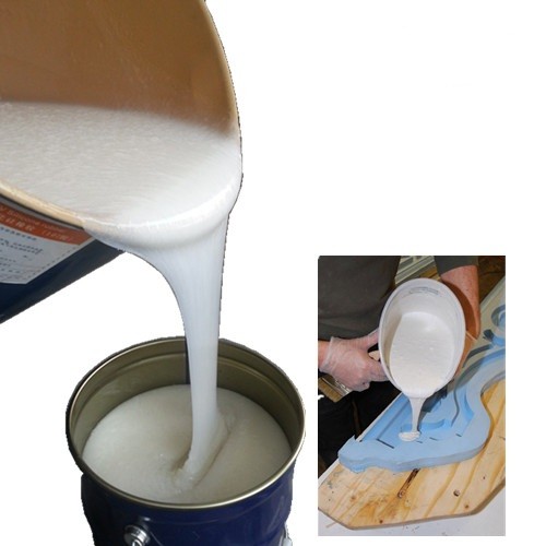 High Strength Pourable Brushable RTV2 Tin Cure Liquid Silicone Rubber For Making Molds