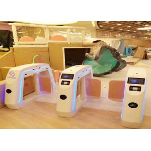 RFID Barcode Facial Recognition Flap Barrier Gate Pedestrian Access Control