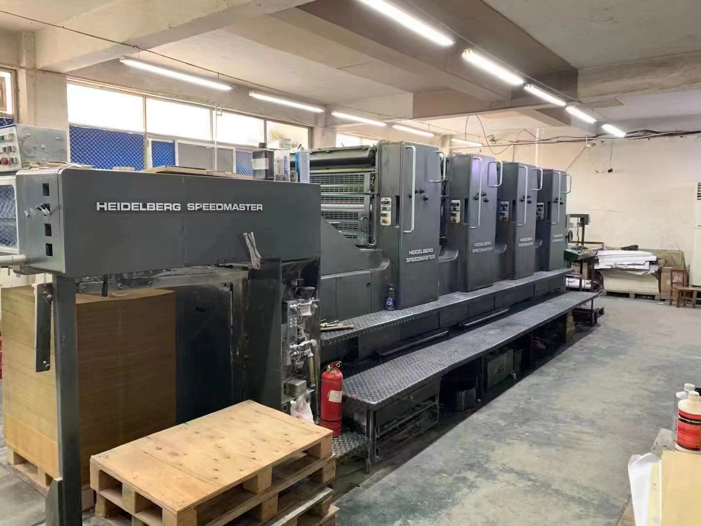 SM102/SM74 Heidelberg 4 Colour Printing Machine Four Colour Offset Printing MachineFlatbed Plate Type