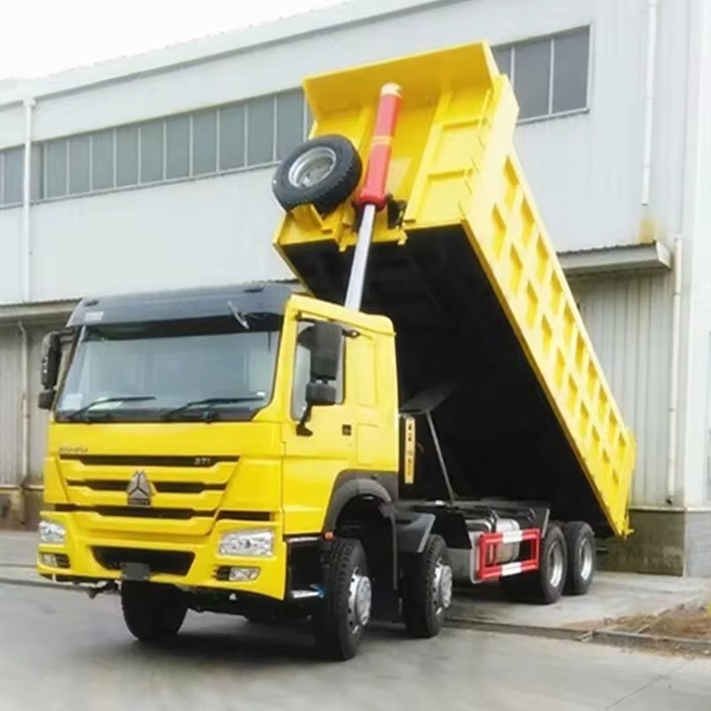 Used Sinotruk Howo Dump Truck 12 Wheeler RHD 40tons Second Hand 6X4 8X4 Right Cab