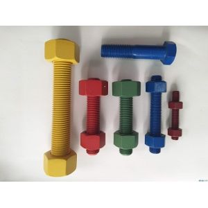 SIZE M6-M32 Colorful PTFE Coating Bolt And Nut Assembly