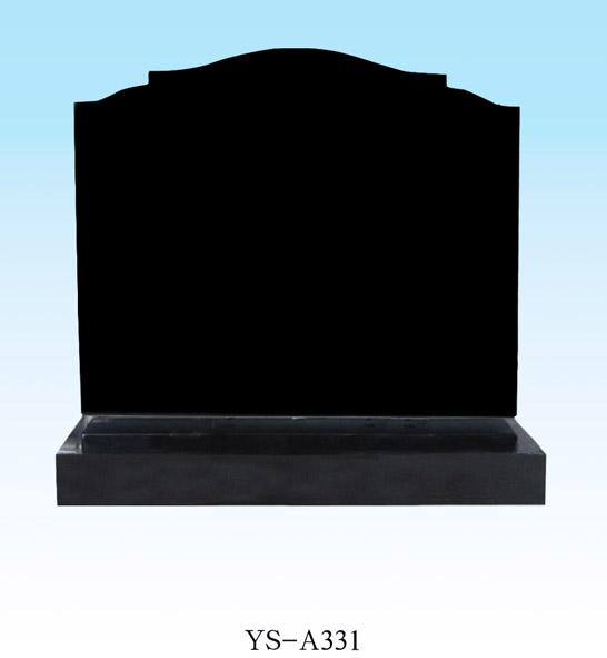 Quality American Style black headstone for sale