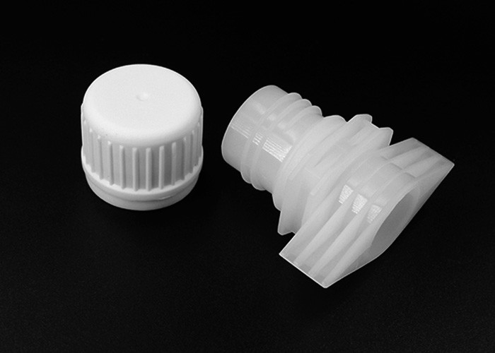 Nozzle 13mm Doypack Plastic Spout Caps For Daily Cosmetic Bags