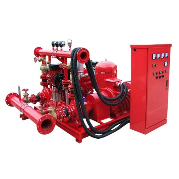 1000GPM 10Bar Emergency Fire Water Pump System Diesel Fuel 2950RPM