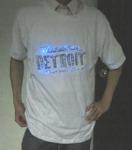 Adult, Kids custmized Logo Printed Fiber Optic T-Shirt, Led shoe light