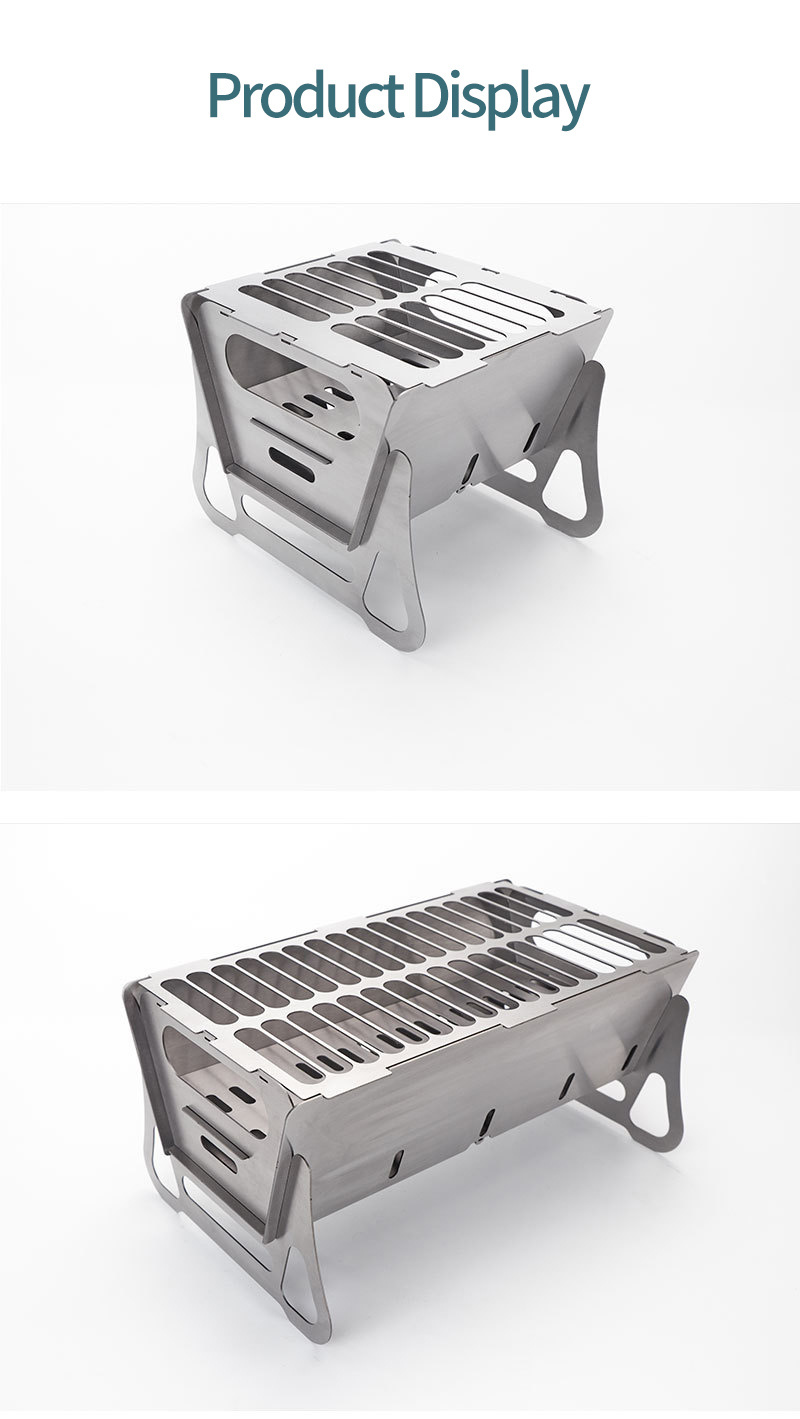 304 Stainless Steel Multi-Functional Cooking, Brewing Tea, and Heating BBQ Grill Stove