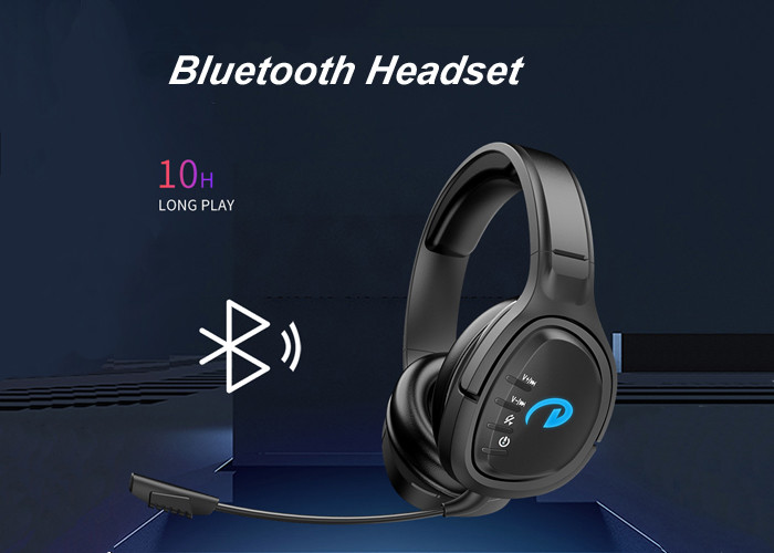 Bluetooth Wireless Gaming Headset , 3.5mm Plug Bluetooth Over Ear Headset