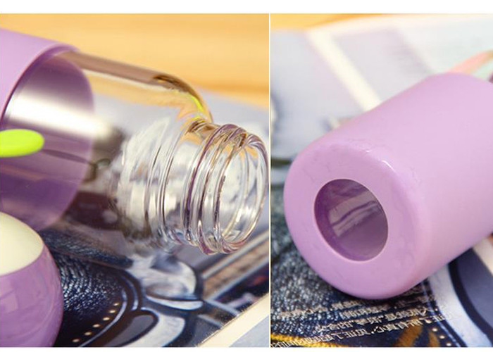 300ml Glass Drinking Bottles With Silicone Cover Eco Friendly Feature