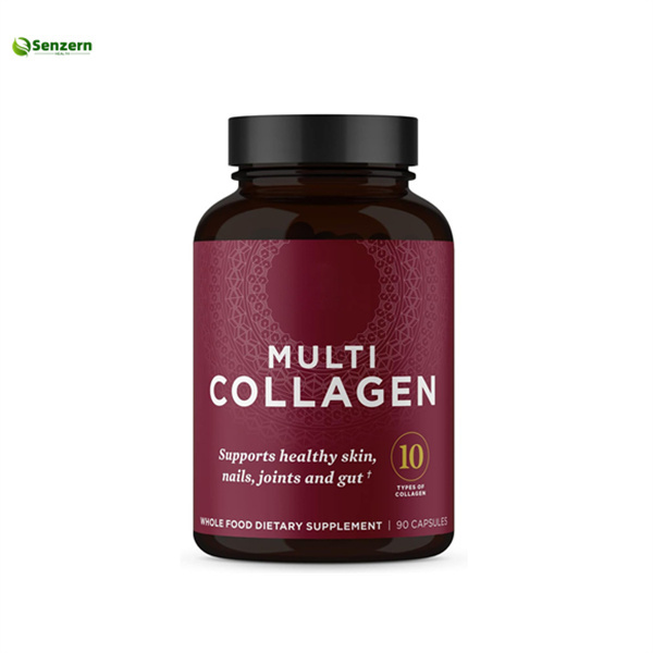 Customized Hydrolyzed Collagen Peptides Capsules 90pcs Stimulate Chondrocyte