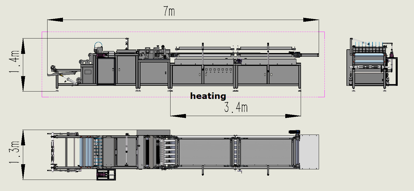 PLC Control ECO Filter Making Machine 600mm Filter Paper Rotary Pleating Machine