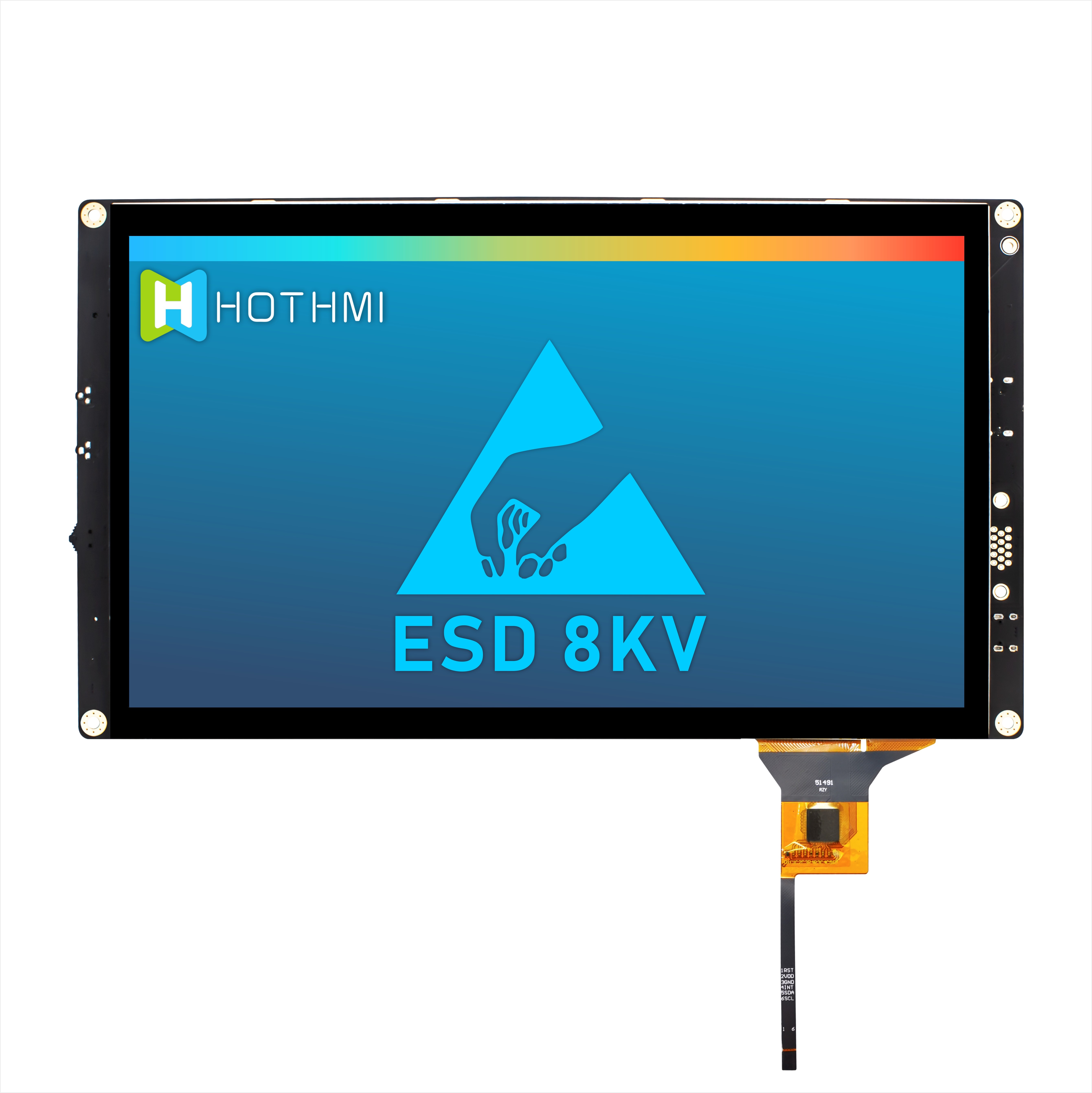 10.1 Inch HI IPS 1024x600 TFT LCD Module Display Capacitive Touch With Raspberry Pi