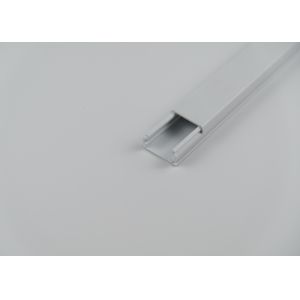 PVC Plastic Cable Trunking Matt Surface Type For Electrical Wire Protecting