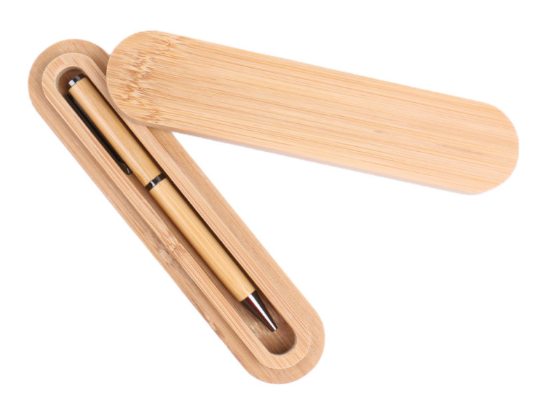 Environmentally friendly pen bamboo advertising pens with gift box,bamboo pen with laser logo