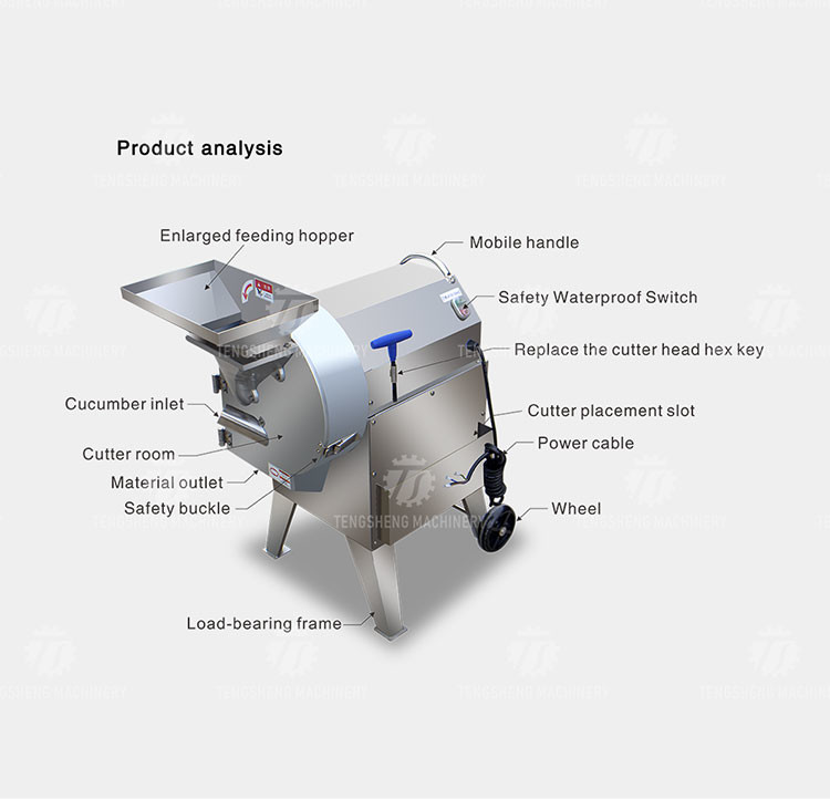 Ginger Pineapple Dual Feeding Inlet Vegetable Processing Machine Connectable SS