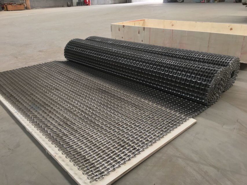 Spiral 304 SS Conveyor Wire Belt Corrosion Resistant 4.0m Width