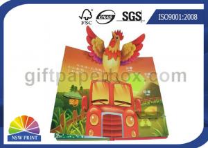 China Custom Pop Up Book Printing Services / Children Reading Book Printing For 3D Book on sale
