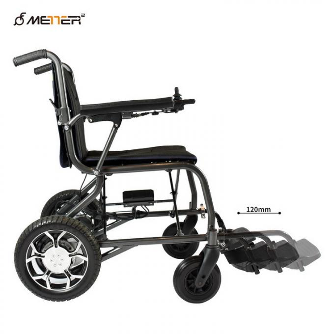 Handicapped Aluminum Alloy 16AH Classic Foldable Electric Wheelchair 0