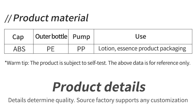 PET Plastic Shampoo Bottles 60ml 120ml 500ml Lotion Pump Bottle For Skin Care Packaging
