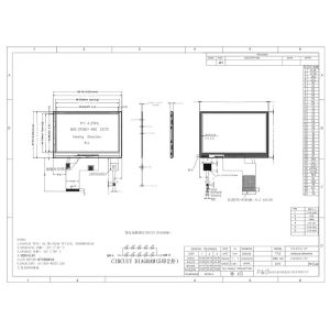 Polcd ST7262E43 4.3 Inch Tft Lcd Display 280 Nit LCD Touch Panel 800X480