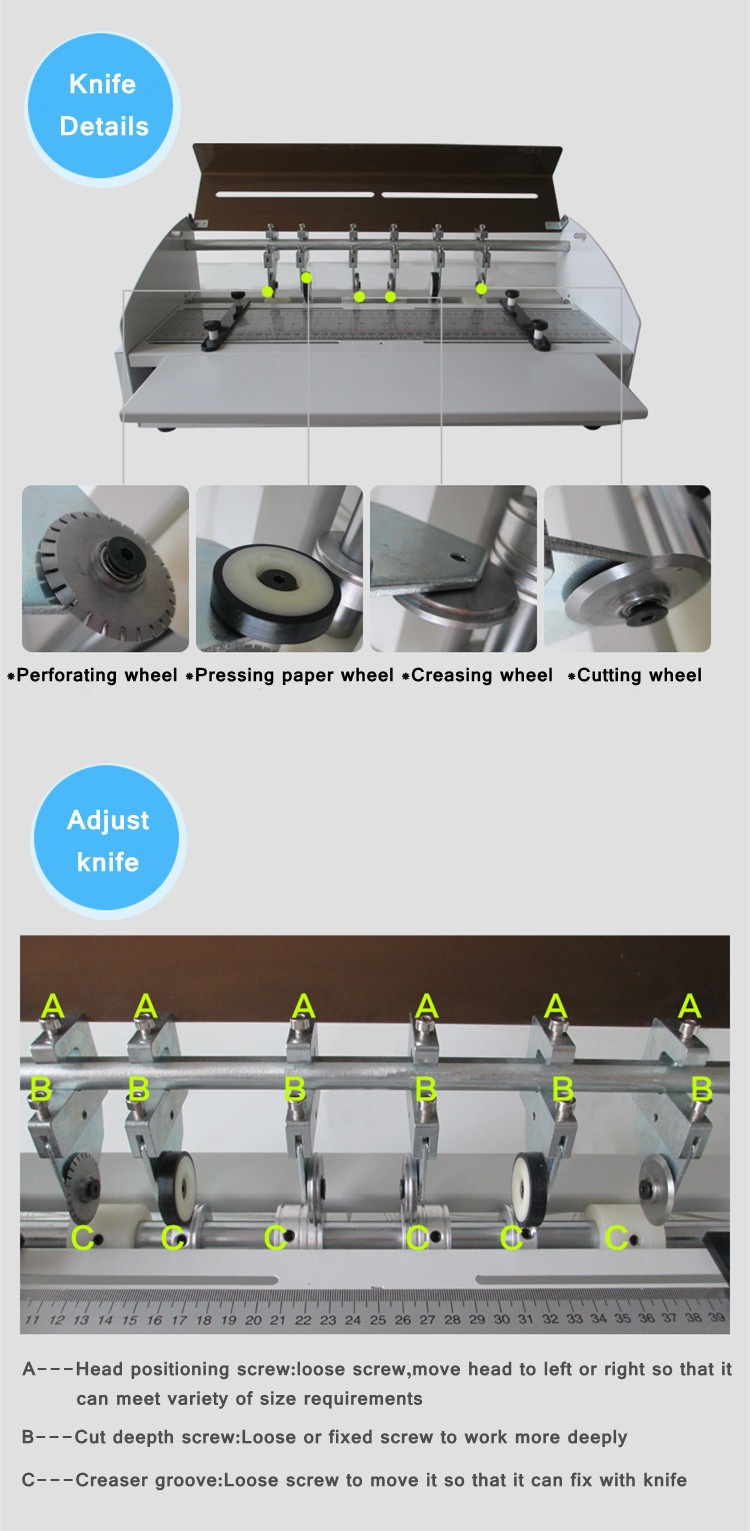 460mm Max. Workable Width Electric Paper Creaser Machine for Precise Cutting and Creasing