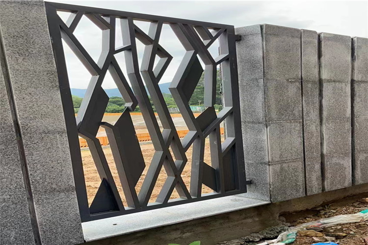 Powder Coated Tubular Steel Fence 75X75mm For Residential