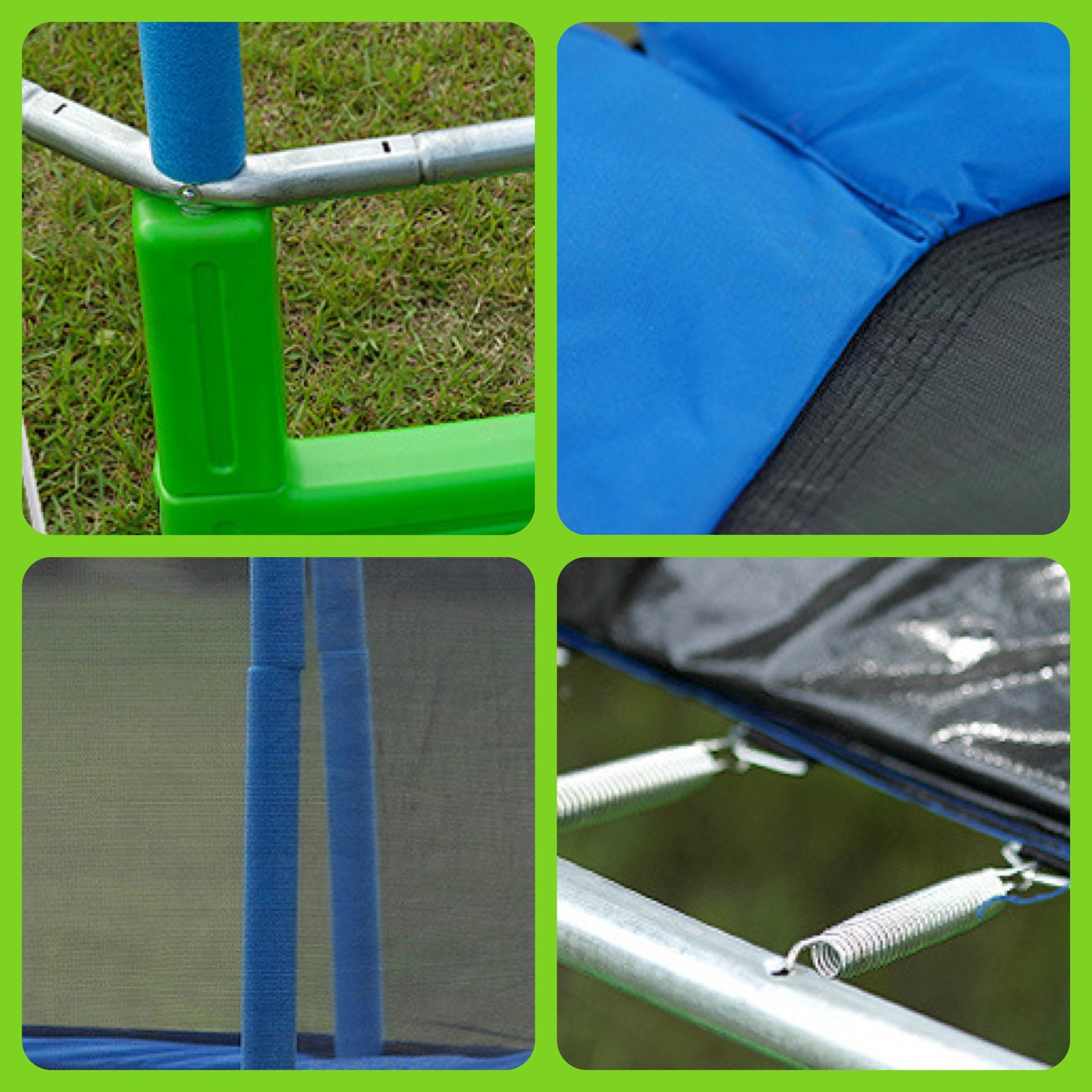 Economy Active Hop Small Trampoline for Kindergarten Using/ The Park Trampoline with Safety Net Made in China