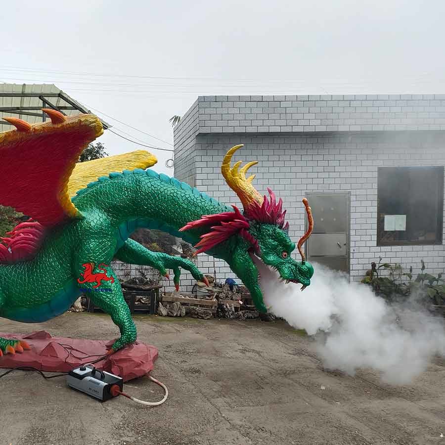 Customization Realistic Animatronic Animals Chinese Ancient Creatures Ying Long