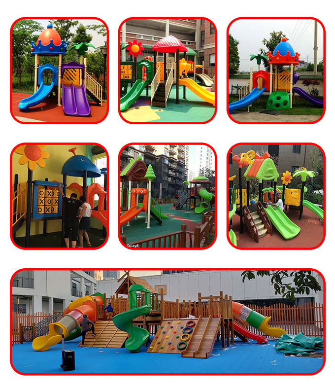 Customized Color Childrens Swings And Slides Non Toxic For 3 - 12 Years Old