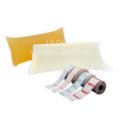 Quality Solid Blocks Rubber Based Hot Melt PSA For Supermarket Price Paper Labeling for sale