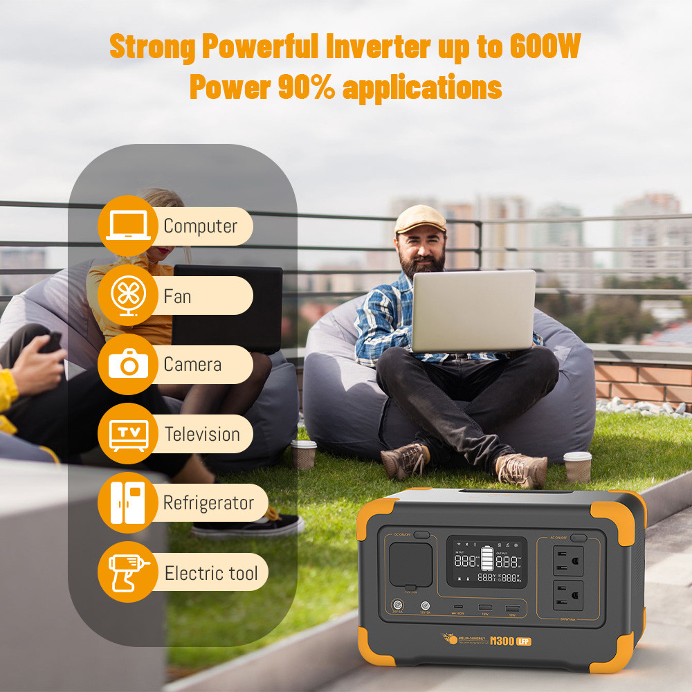 Lightweight UPS Lithium Battery Solar Generator Built In Pure Sine Wave Inverter