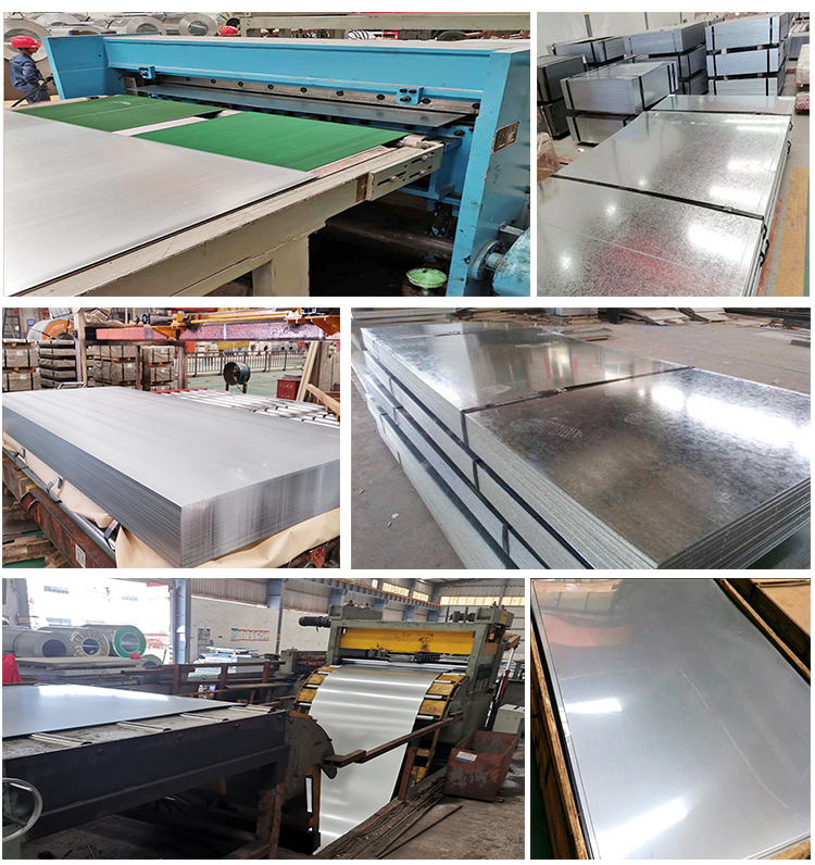 Hot Dipped Galvanized Steel Plate G30 Zinc Coated Steel Plate Mid Hard