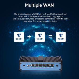 6 Intel i211 Ethernet Firewall Mini PC With Intel Pentium And Core Series