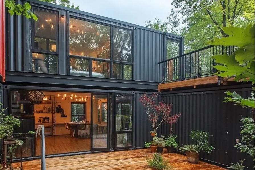 Prefabricated Two Storey Container House Expandable Portable Homes