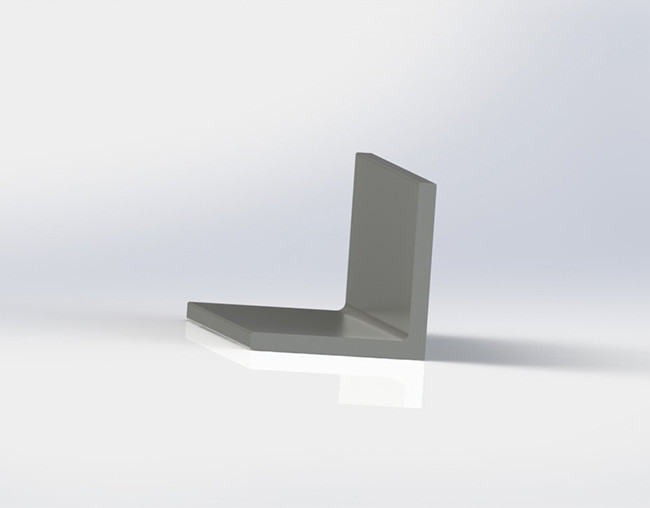 40 * 40 * 4mm Aluminum Angle Profile Mill Finished Premium Angular Aluminum