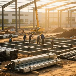 Custom Steel Frame Building 30% Lighter Than Conventional