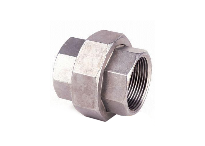Female-Female NPT Threaded Union Fittings ASTM A182 F304, F316L, F317L, F51, F53 ASME/ANSI B16.11 BS3799