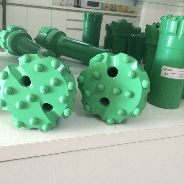 3'' High Air Pressure DTH Button Bit Ballistic Convex Face and Spherical Flat Face for well drilling