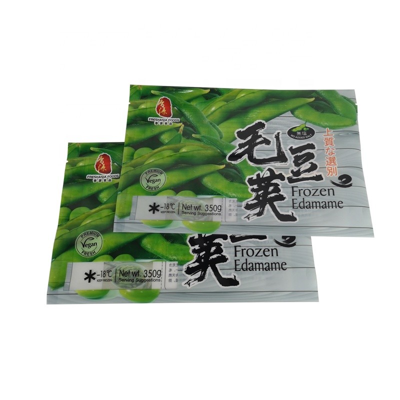 Hot Sale Resealable Window Sealed Vacuum Vegetable Nylon Mylar Food Bags