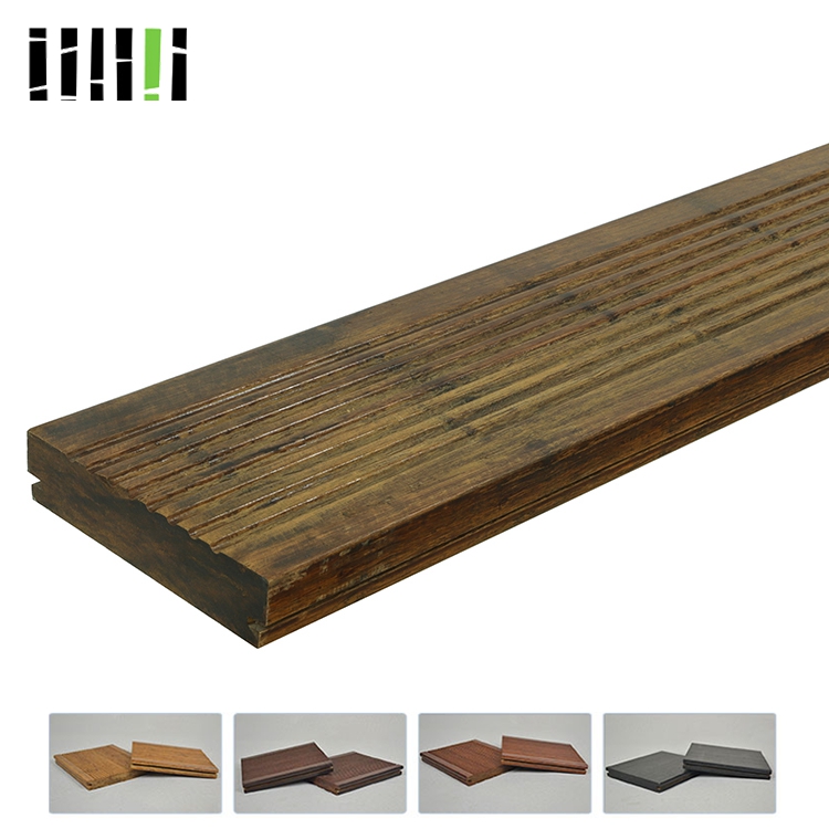 Durable Hardwood Bamboo Deck Tiles Corrosion Resistance For Outdoor Gazebo