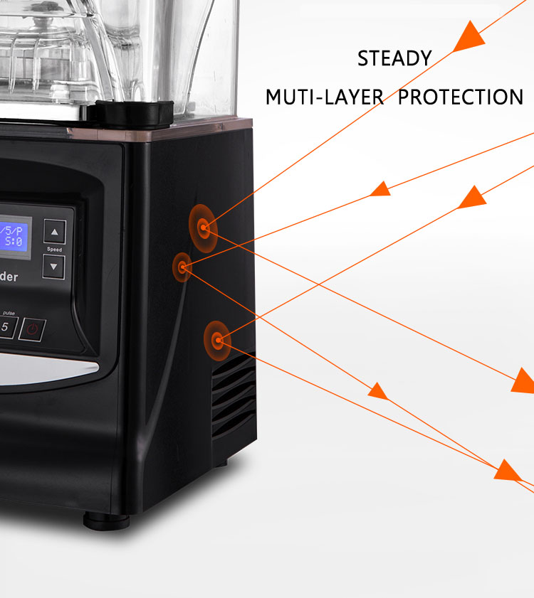 Unbreakable PC Material Jar Low Noise Electric Kitchen Appliances Small Used Blenders